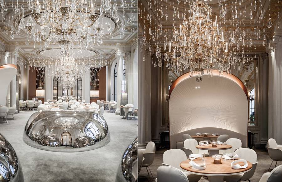 Plaza Athénée Restaurant in Paris