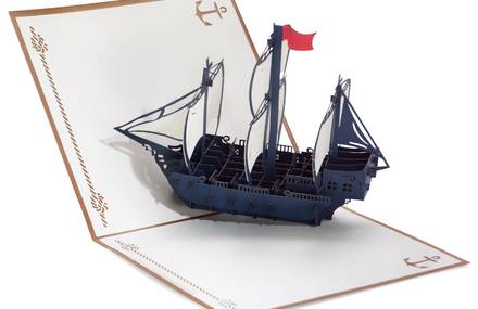Laser Paper Cut Pop Up Cards
