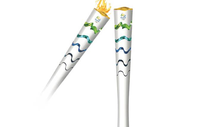 Torch for Rio 2016 Olympic Games