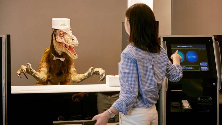 Robot Staff Hotel in Japan