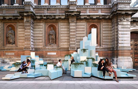 Ceramic Hill Installation in London