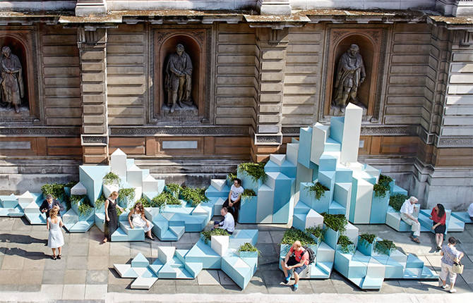 Ceramic Hill Installation in London