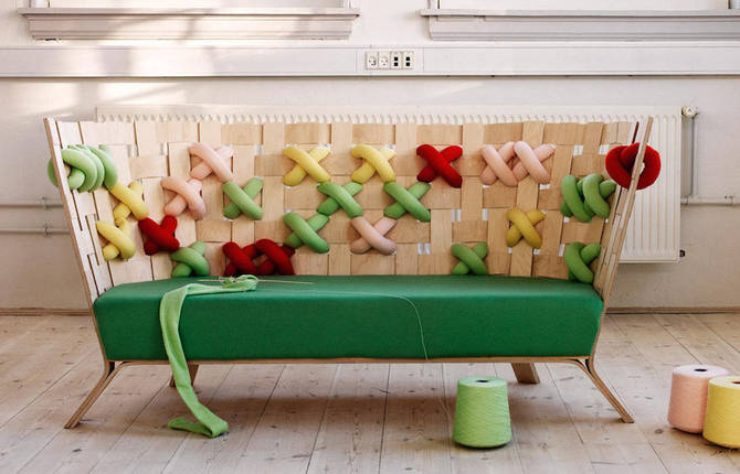 Giant Cross-Stitch Furniture Collection