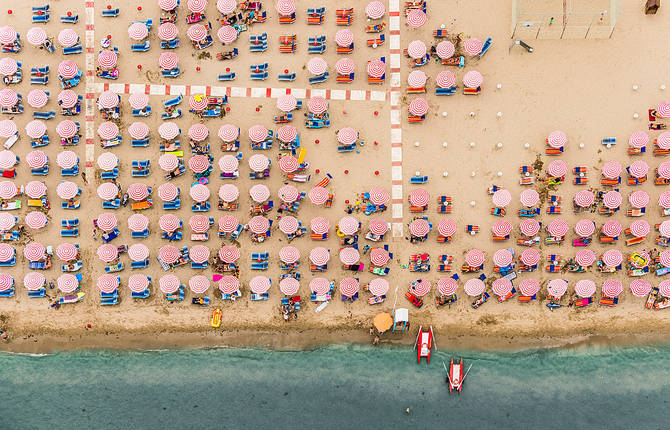 Aerial Summer Symmetry Photography