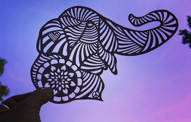 Paper Cut Animal Silhouettes