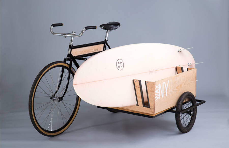 Side Car Bicycle to Carry Surfboards