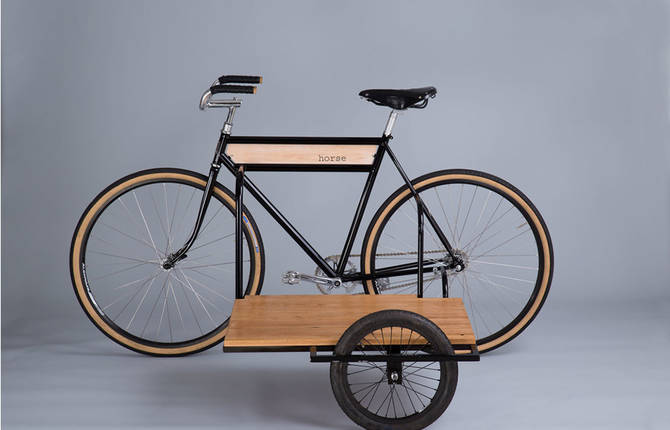 Side Car Bicycle to Carry Surfboards