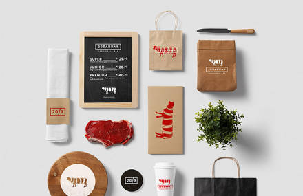 Burger Bar Identity by Isabela Rodrigues