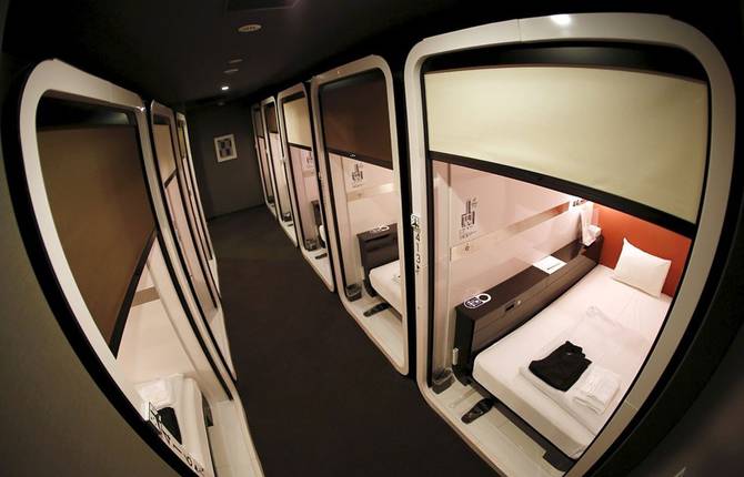 Business-Class Capsule Hotel In Tokyo