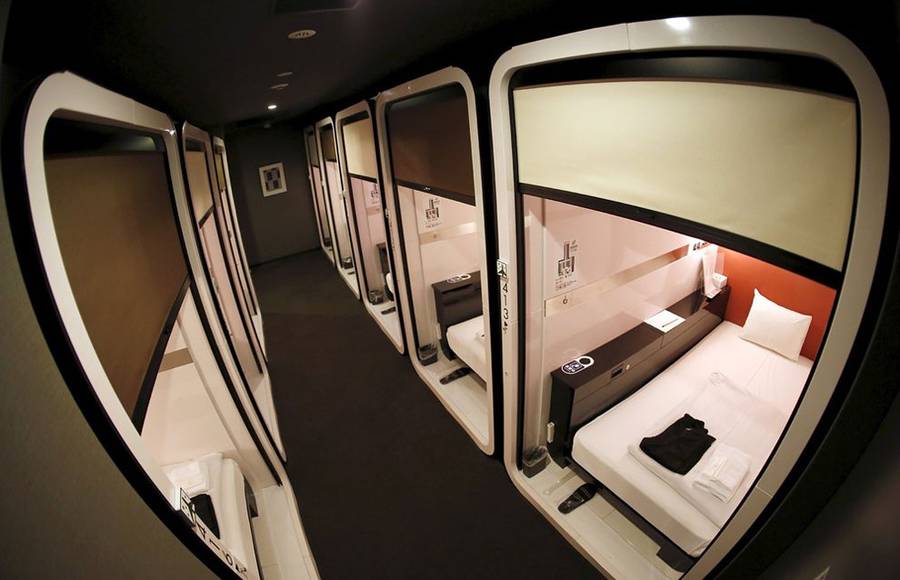 Business-Class Capsule Hotel In Tokyo