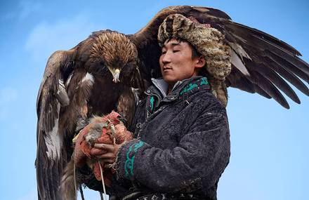 Traditional Eagle Hunting in Mongolia