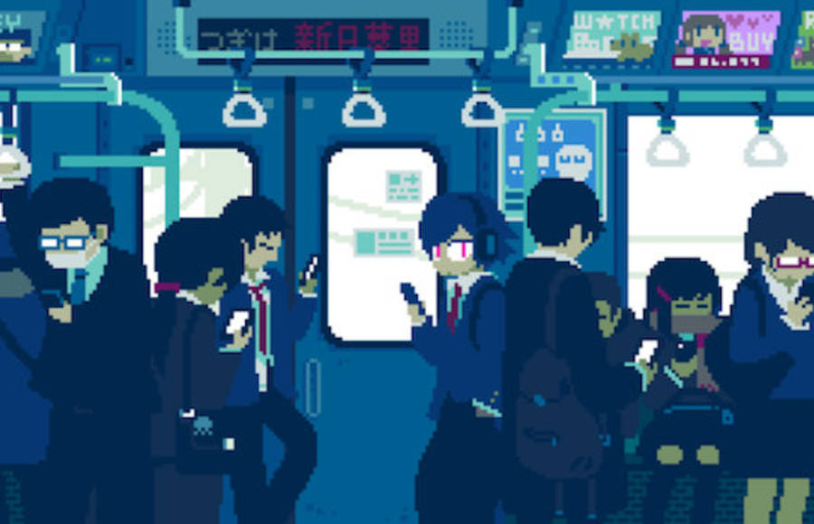 Everyday Life in Japan 8-Bit Gifs