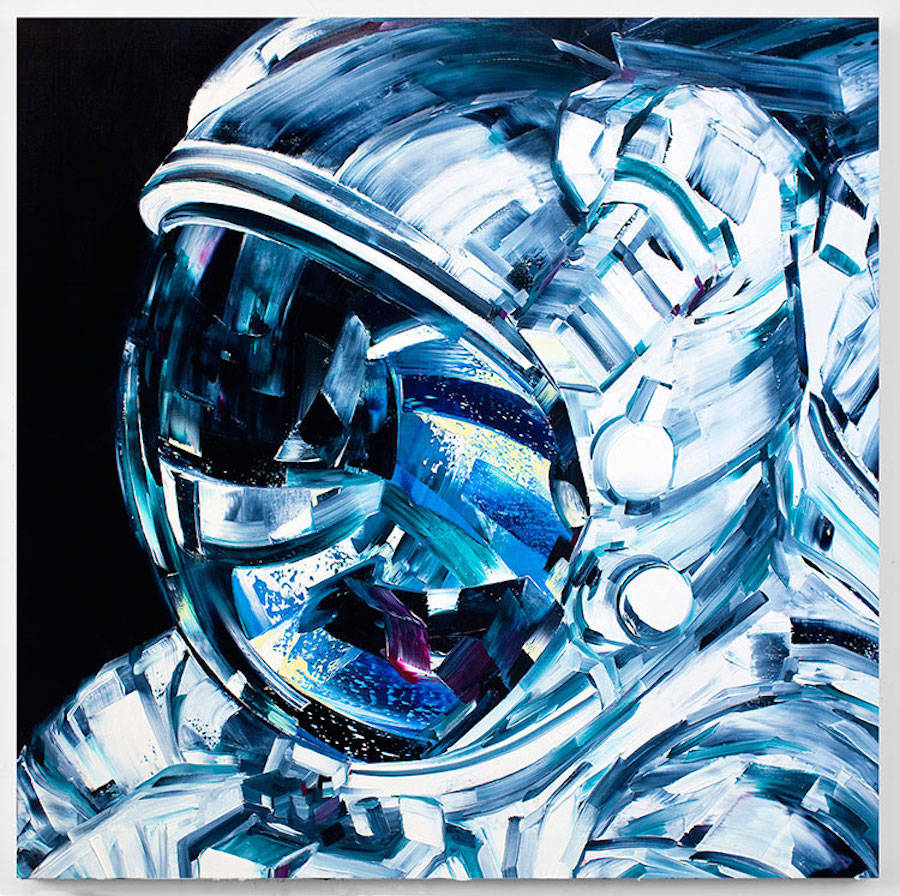 Space Paintings By Michael Kagan Fubiz Media