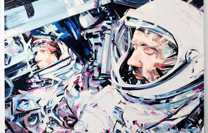 Space Paintings by Michael Kagan