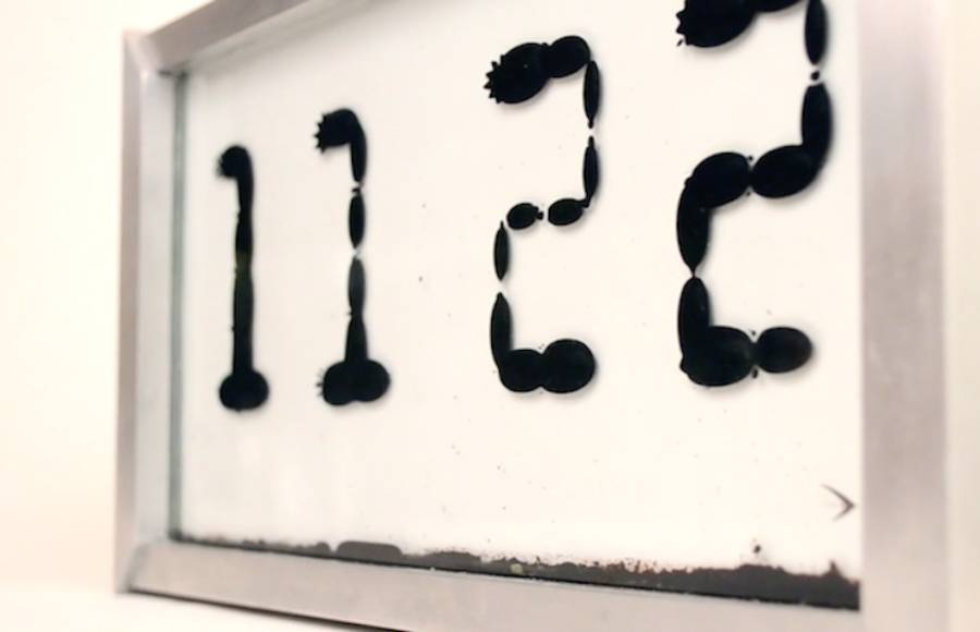 Clock Powered by Magnetism