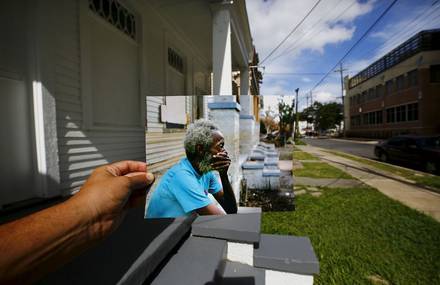 Placing Pictures Took After Hurricane in Today New Orleans Streets