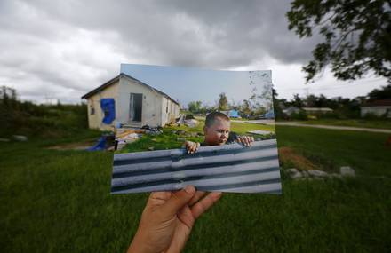 Placing Pictures Took After Hurricane in Today New Orleans Streets