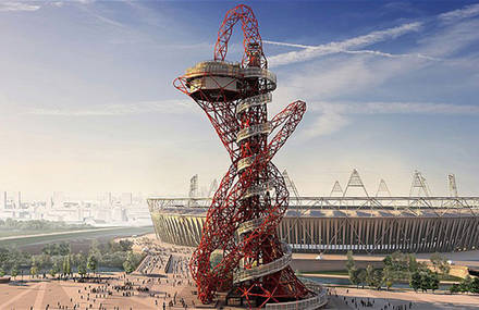 Anish Kapoor Sculpture Turned into Big Helter-Skelter