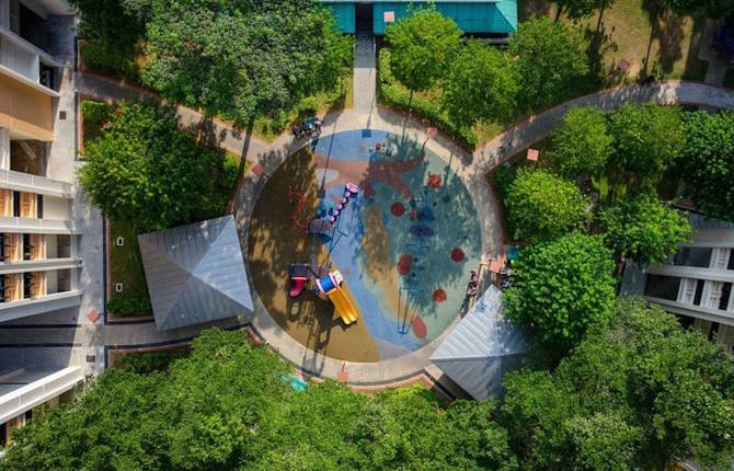 Playgrounds Aerial Photography