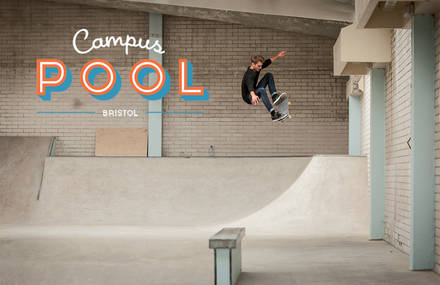 A Closed-Down Pool turned into Skatepark