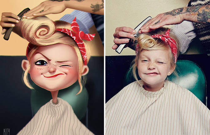 Random People Turned Into Cartoon Characters