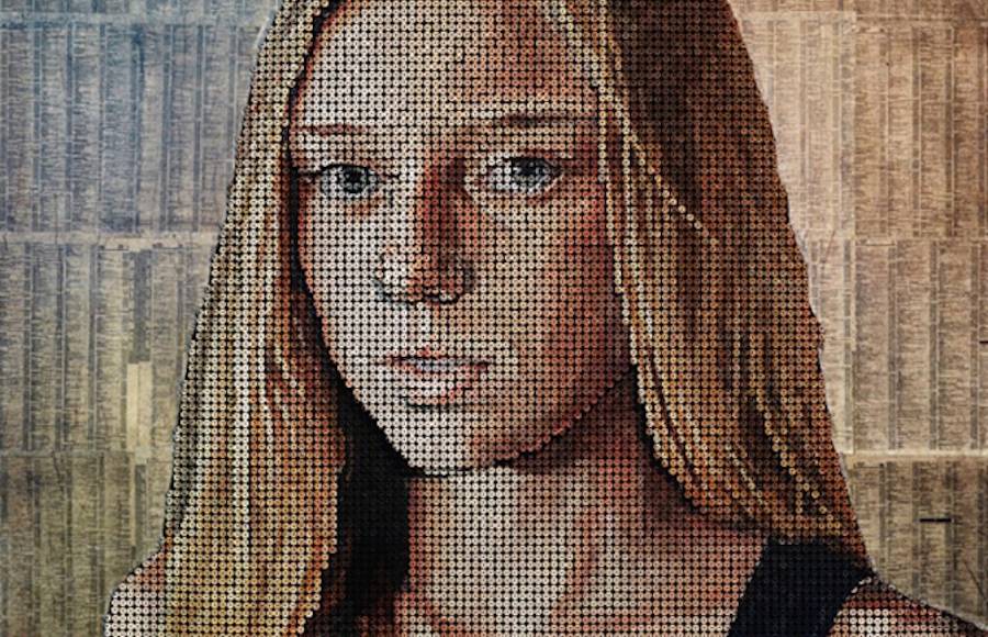 Amazing Portraits Built From Screws