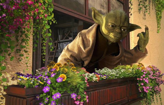 Star Wars Characters on Vacation