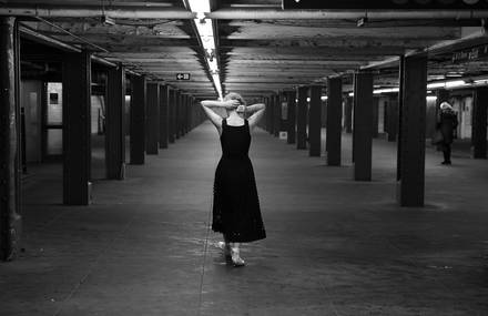 Black and White Dancers Portraits in New York City