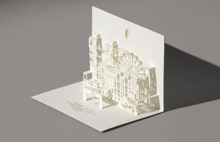 Pop-Up Invitation Card For NIKE We Run London