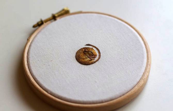 Tiny Embroidered Animals