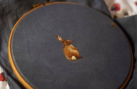 Tiny Embroidered Animals