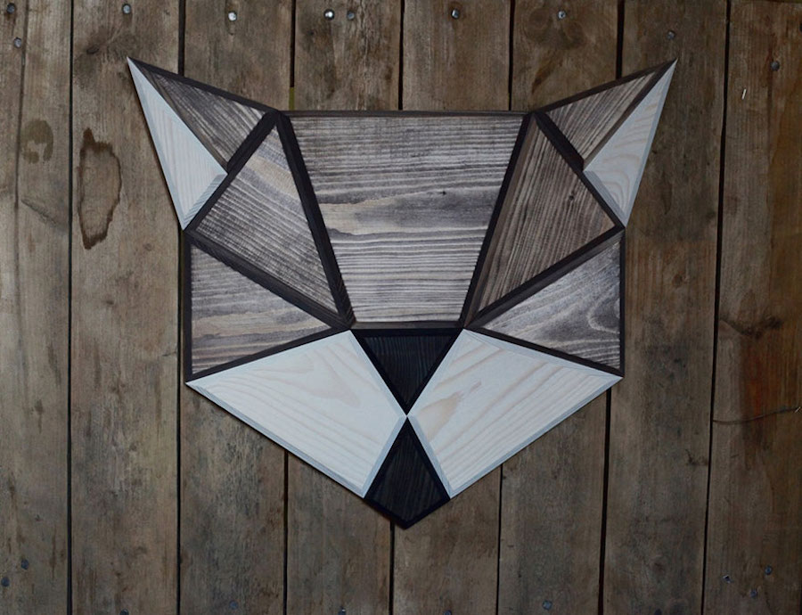 GeometricWoodenAnimalHeads2