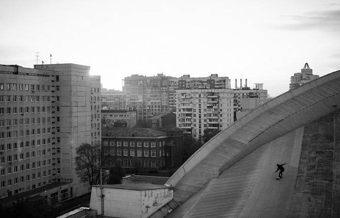 Lifestyle and Skateboard Session in Russia