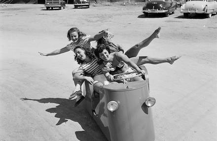 Vintage Photographs of Circus Girls
