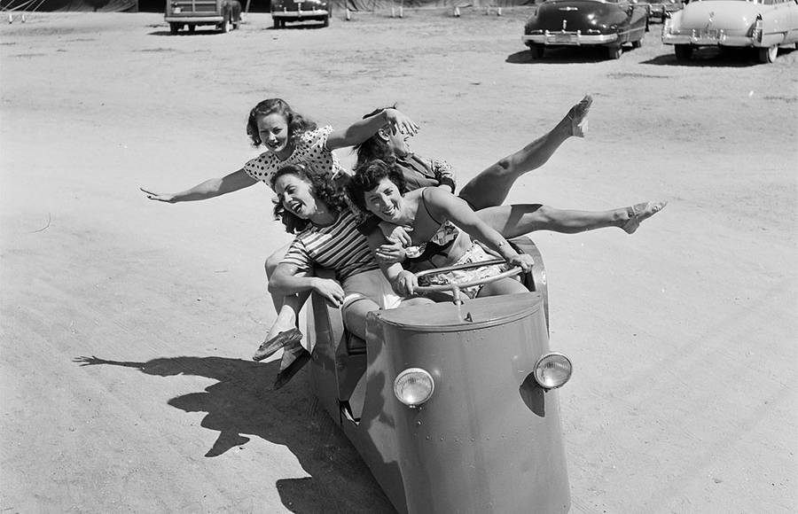 Vintage Photographs of Circus Girls