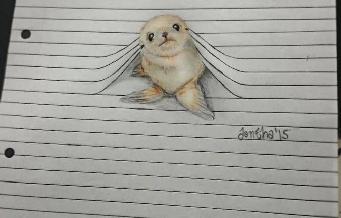 Cute Animal Pencil Drawings