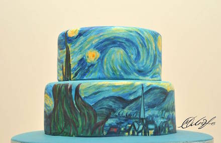 Famous Paintings Recreated on Cakes