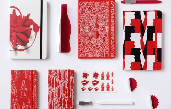 Moleskine Notebooks Celebrates 100 Years of Coca-Cola Bottle