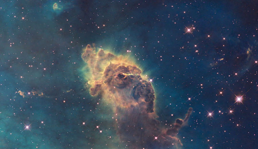 WFC3 visible image of the Carina Nebula