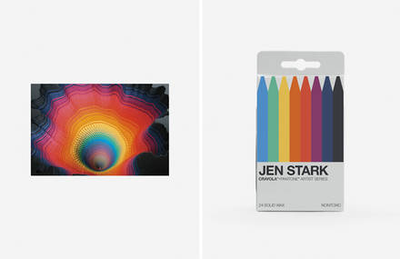 Crayola and Pantone Fine Art Project