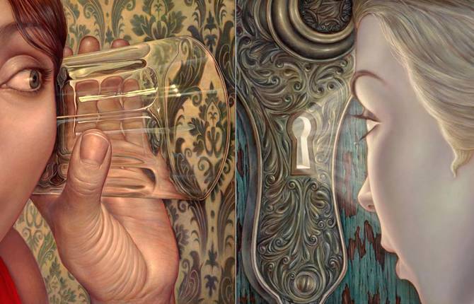 Provocative Vintage Style Paintings