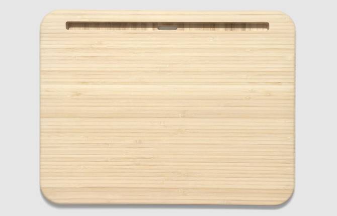 Minimalist Lap Desk to Hold Portable Divices