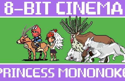 8-Bit Hayao Miyazaki Studio Ghibli Movies