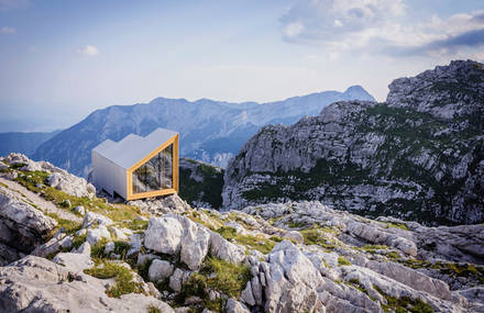 The Alpine Shelter in Slovenia