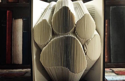 Books Origami Sculptures