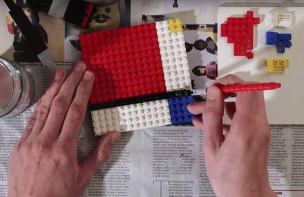 Painting with Legos