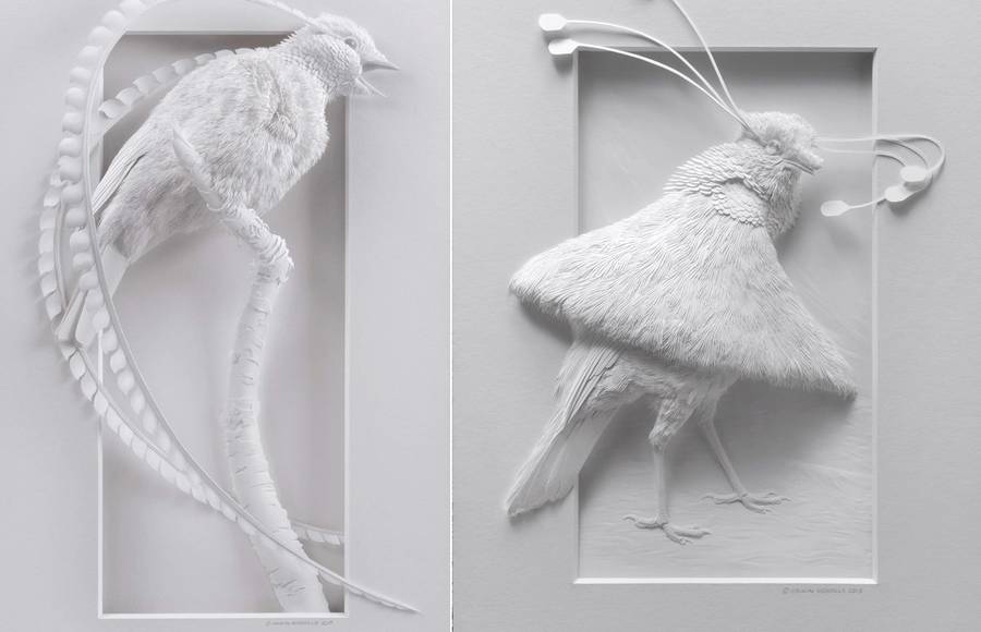 Incredible Paper Sculptures by Calvin Nicholls