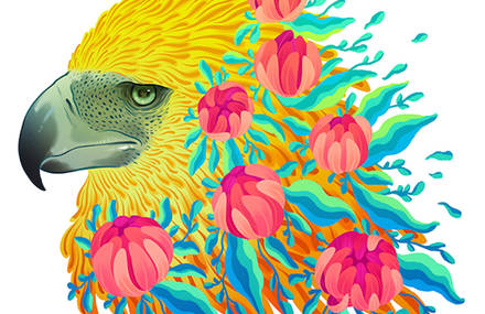 Colorful Endangered Animals Illustrations