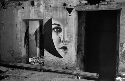 Street Art Works by Sasha Corban