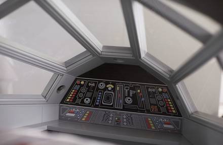 Star Wars Millenium Falcon Bed